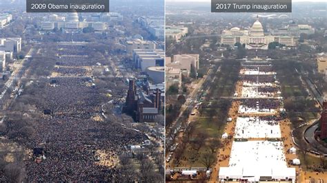 Trump’s Inauguration vs. Obama’s: Comparing the Crowds - The New York Times