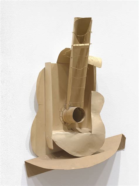 Picasso. Still Life with Guitar Make an artistic instrument with cardboard bits | Pablo picasso ...