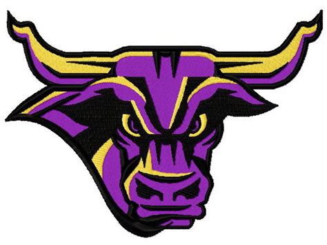 Minnesota State Mavericks logo 2 embroidery design