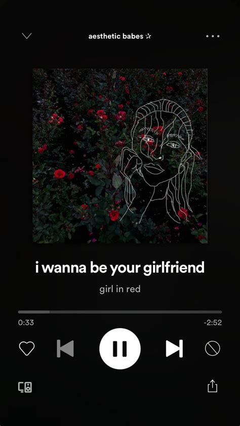 i wanna be your girlfriend - girl in red ️ | Şarkılar, Müzik