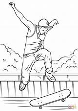 Skateboard Jump coloring page  Free Printable Coloring Pages sketch template
