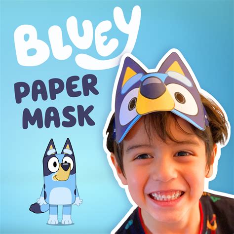 Bluey Mask Printable