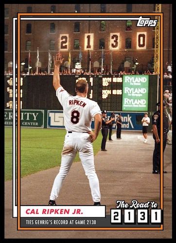 2020 Topps X Cal Ripken 2131 Checklist, Set Info, Buy Boxes, Details