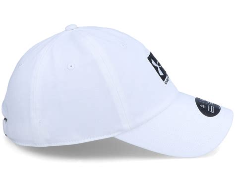 Ua Branded Hat White Dad Cap - Under Armour caps - Hatstoreworld.com