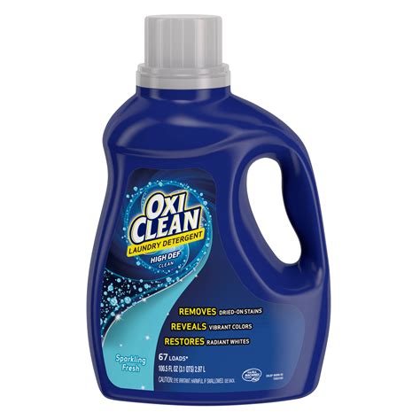 OxiClean Sparkling Fresh HE Liquid Laundry Detergent 67 Loads - Shop Detergent at H-E-B