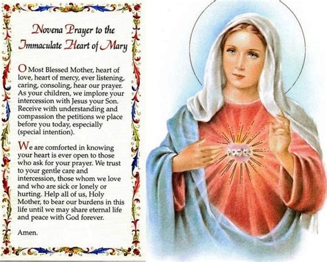 INTERECEDE FOR US DEAR MAMA MARY. THANK YOU. | Novena prayers, Novena ...