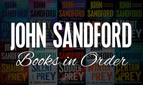 John Sandford Books in Order [Complete Guide 60+ Books]