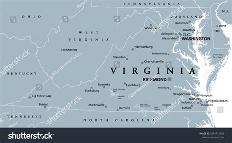 Map Of Virginia And Washington Dc Area - Gerrie Constancia