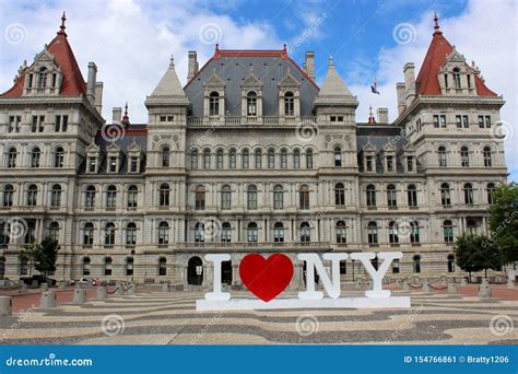 Stunning Detail in Architecture of New York State Capitol Building, Albany, New York, 2019 ...