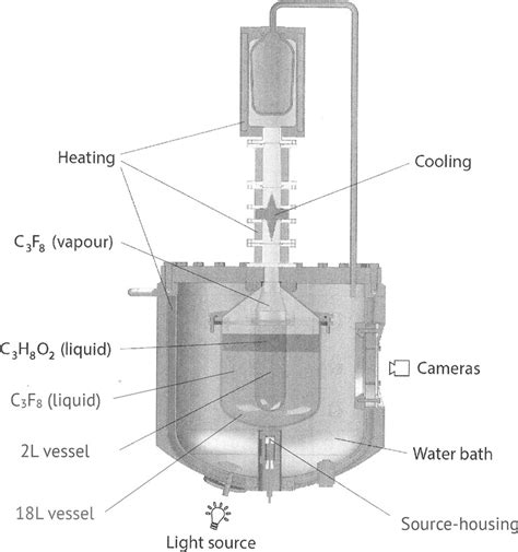 The MOSCAB bubble chamber. Both the 2 and 18 L vessels are reported | Download Scientific Diagram