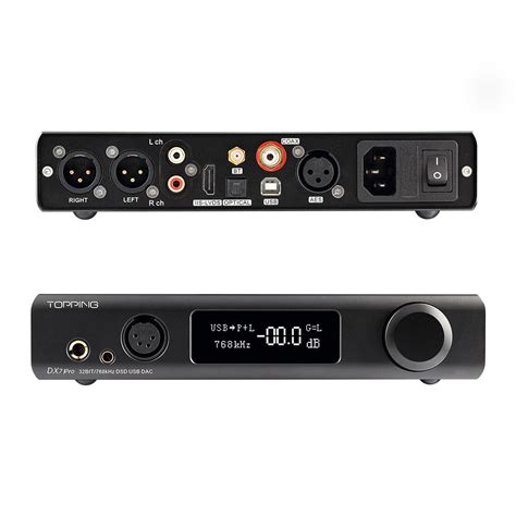 New Arrival Topping DX7 Pro BT5.0 Full Balanced DAC Headphone AMP ES9038PR DSD1024 with Remote ...