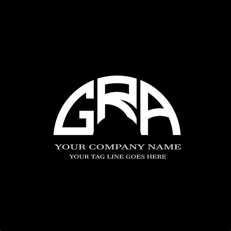 GRA letter logo creative design with vector graphic 7927491 Vector Art ...