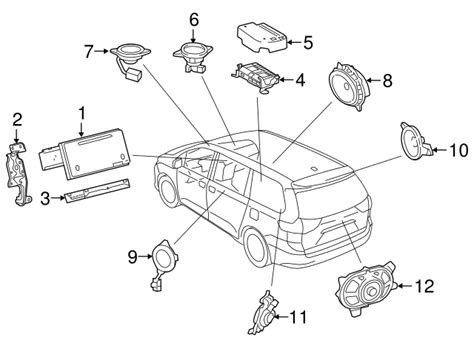 86140-08010 - Radio - 2015 2016 Toyota Sienna | Lithia Toyota Parts