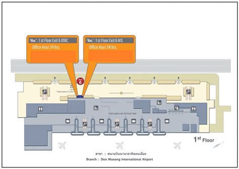 Don Mueang International Airport Map