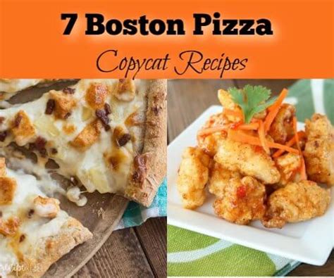 Boston Pizza Copycat Recipes