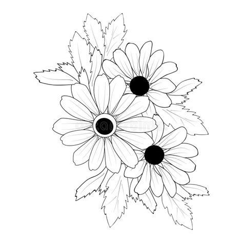 Black Eyed Susan Bouquet, Black Eyed Susan Tattoo, Traditional Black ...