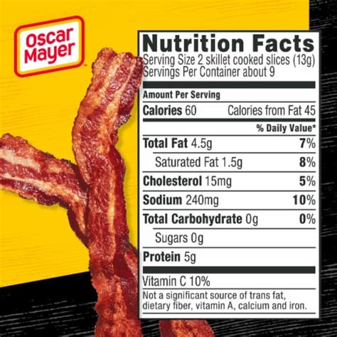 Oscar Mayer Original Center Cut Bacon, 12 oz - Dillons Food Stores