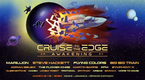 Cruise to the Edge announced for March 8th-13th, 2024 out of Miami, FL | Power of Prog