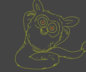 A Furby, but it's a snake - Drawception