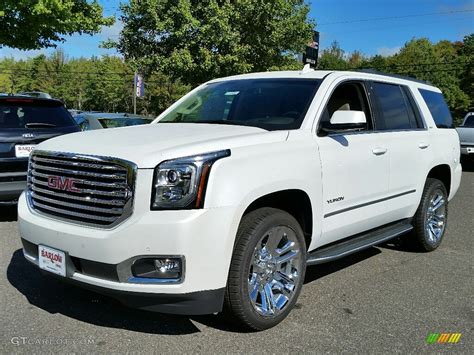 2016 White Frost Tricoat GMC Yukon SLT 4WD #116249868 Photo #5 ...