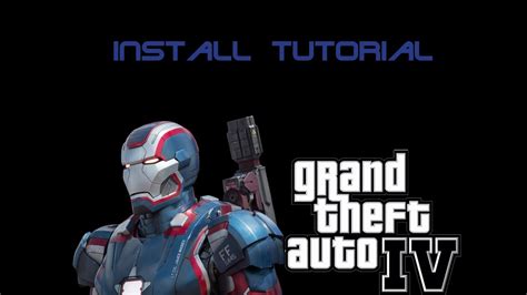 Gta iv iron man mod iron patriot Tutorial - YouTube