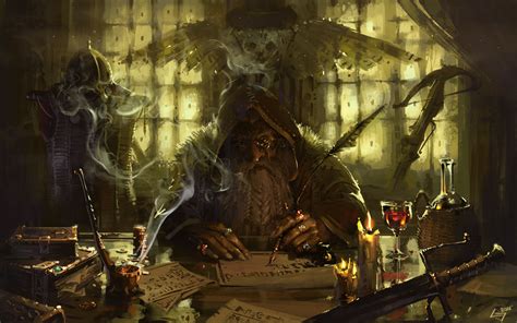 ArtStation - Dwarven scribe