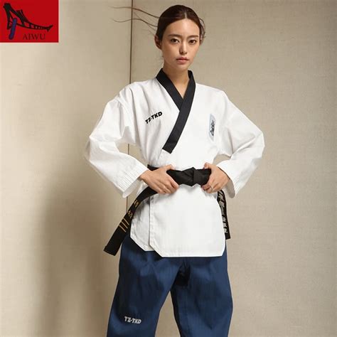 Aliexpress.com : Buy Martial Arts TKD Tae Kwon Do Korea V neck Adult ...