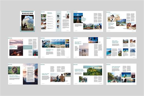 Travel Magazine Template on Behance