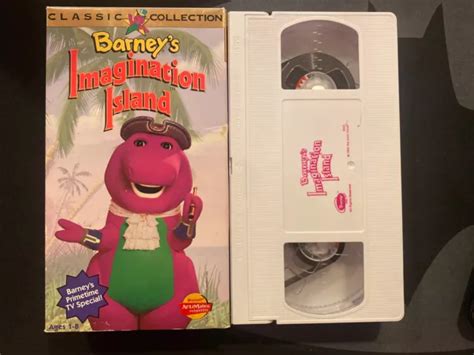 BARNEY IMAGINATION ISLAND Classic Collection VHS Video Tape VTG Sing Along Songs $13.68 ...