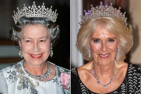 Queen Camilla Has Tiara First in One of Queen Elizabeth's Favorites