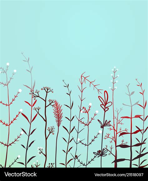 Wild field grass background Royalty Free Vector Image