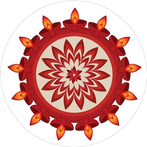 Rangoli diwali Fastival Floor Poster| Diwali Poster| self adhesive ...