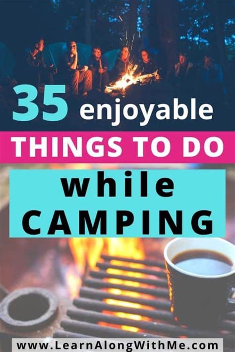 35 Things to do while Camping [fun camping activities & hobbies ...