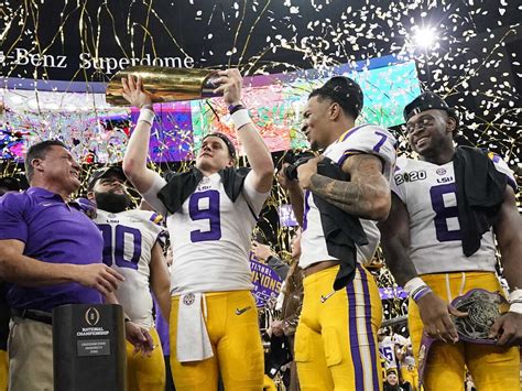 LSU Trounces Clemson 42-25, Taking Its First National Championship ...