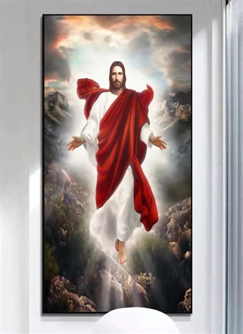 Tuhan Yesus Kristus Dan Domba Melukis Ilustrasi, Yesus, 41% OFF