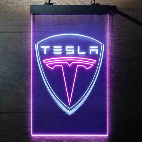 Tesla Logo Neon Sign - LED LAB CAVE