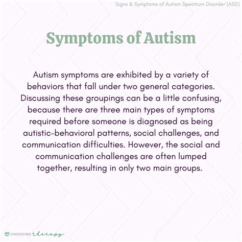 What Are the Symptoms of Autism Spectrum Disorder (ASD)?