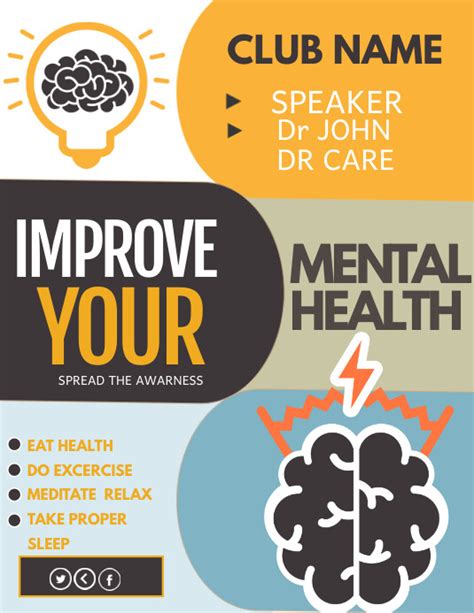 Mental Health Flyer Template