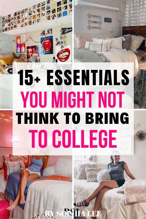 Unexpected Things To Bring To College | 15+ Items You Probably Didn’t Think To Bring To College ...