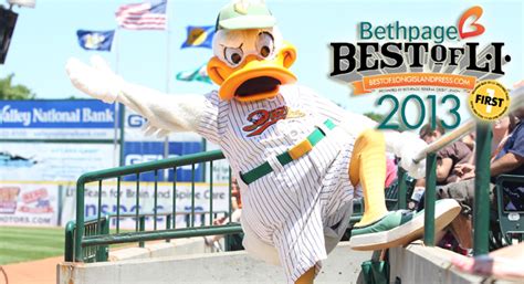 QUACKERJACK VOTED BEST MASCOT ON LONG ISLAND