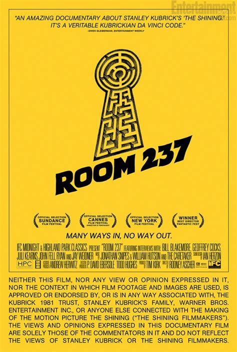 Great New Poster for THE SHINING Documentary ROOM 237 — GeekTyrant