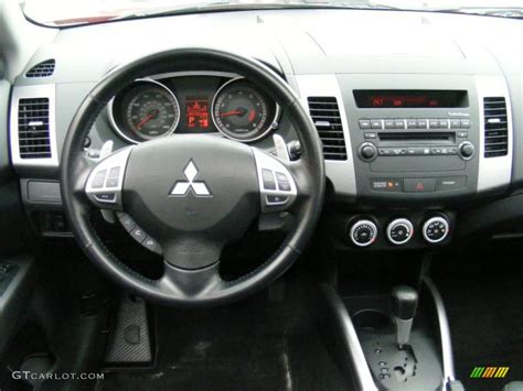 2007 Mitsubishi Outlander XLS Black Dashboard Photo #41813923 | GTCarLot.com