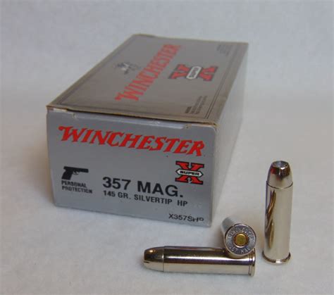 Winchester Super-X 357 Mag 145 Gr Silvertip HP 50 Rounds NEW – Tri-City Gold Buyers