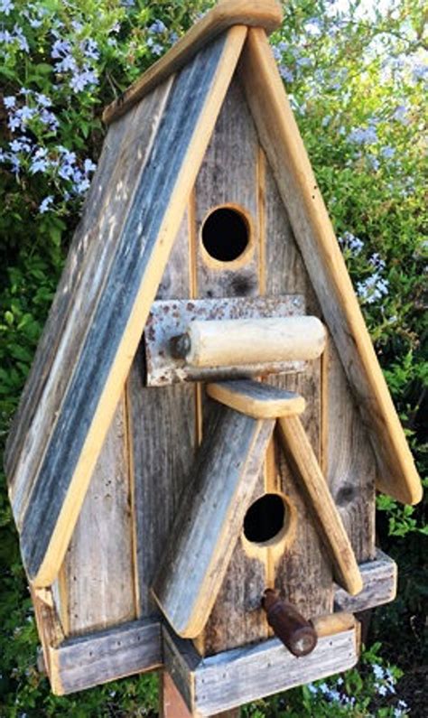 Pin on Rustic Birdhouses