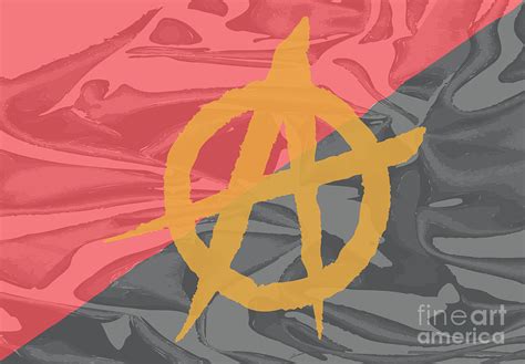 Red and Black Anarchy Flag Digital Art by Bigalbaloo Stock - Fine Art America