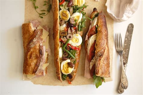 3 Classic French Baguette Sandwich Recipes