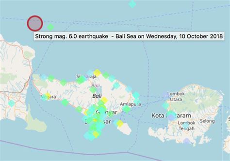 Bali Earthquakes Archive: Past Quakes on Wednesday, January 24th, 2024