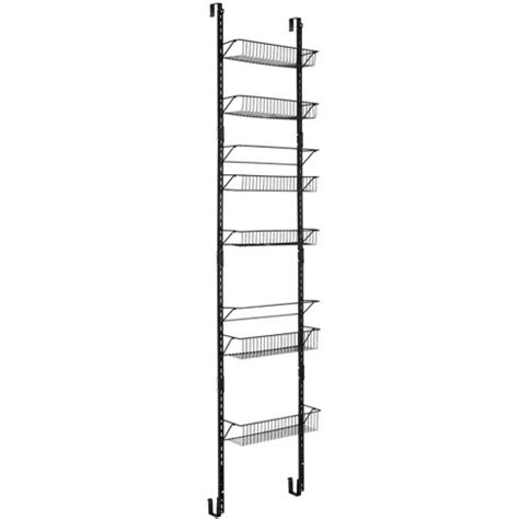 Costway Over The Door Pantry Organizer Wall Mounted Spice Rack W/ 6 ...