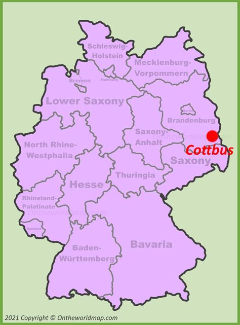 Cottbus Map | Germany | Detailed Maps of Cottbus