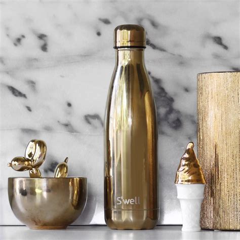 Metallic Gold Water Bottle by S’well